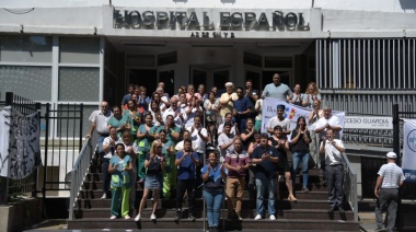 Trabajadores del Hospital Español de La Plata denuncian que aún no les pagaron el sueldo y comenzaron una medida de fuerza