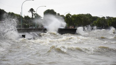 Alertan por una nueva crecida en el Río de la Plata para este martes a la noche