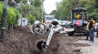 Realizaron una intervención en el Barrio El Rincón de La Plata para "optimizar el sistema hidráulico" de la zona