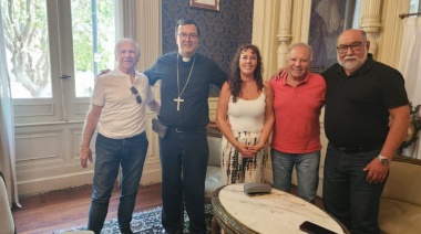 El Arzobispo Gabriel Mestre se reunió con dirigentes de la CGT regional La Plata