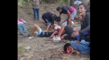 El loteo de una plaza en La Matanza terminó a los tiros con 5 asesinatos: imágenes impactantes