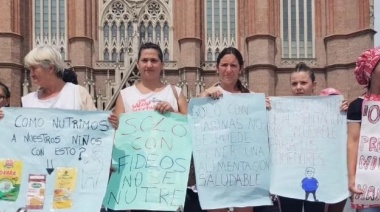 Libres del Sur reclamó en La Plata que el gobierno nacional mande alimentos a los comedores