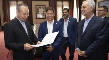 En el Año Nuevo Chino, Alak y Kicillof se reunieron con el embajador de ese país y lo nombraron “Visitante Ilustre” de La Plata