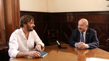 El intendente de Suipacha visitó la Universidad Nacional de La Plata