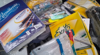 La Plata Solidaria finalizó su colecta anual de útiles escolares