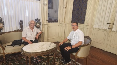 El arzobispo de La Plata se reunió con el Premio Nobel de la Paz Adolfo Pérez Esquivel y autoridades de la DAIA