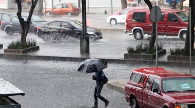 Pronostican para La Plata y el gran Buenos Aires fuertes lluvias con posible caída de granizo y "anegamientos temporarios"