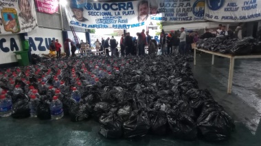 La Uocra, Gimnasia y Esgrima y La Plata Solidaria se ponen a disposición de los damnificados del temporal en la región