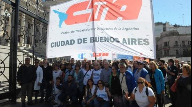 Además del paro nacional, la CTERA también marchó al Congreso de la Nación