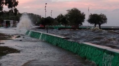 Alertan por una nueva crecida del Río de la Plata entre la tarde y noche de este miércoles
