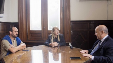 Durante su visita a La Plata, Stolbizer se reunió con Fernando Tauber para dialogar sobre la situación económica de la UNLP