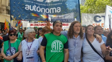 Claudio Arévalo llamó a garantizar el paro general "en contra de este gobierno neofascista"