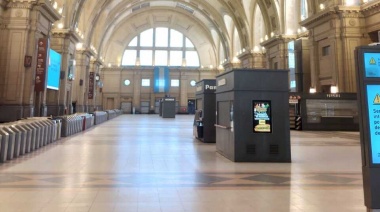 El paro nacional se siente con fuerza en la Estación Constitución y la Terminal de La Plata