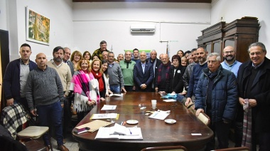 Julio Alak se reunió con autoridades de la Federación de Instituciones Culturales y Deportivas de La Plata