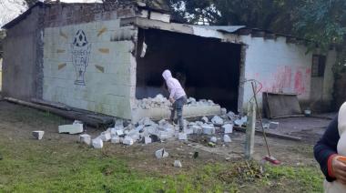 Un club de La Plata denunció un "incendio intencional" en su sede, que provocó grandes destrozos