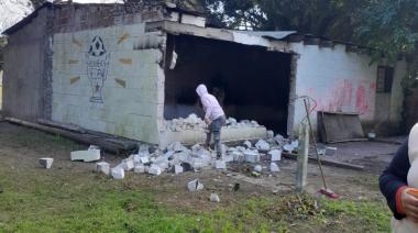 Un club de La Plata denunció un "incendio intencional" en su sede, que provocó grandes destrozos