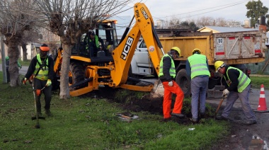Comenzaron las obras de repavimentación en la calle 153 entre 60 y 66 de Los Hornos