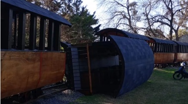 Descarriló el tren de la República de los Niños de La Plata
