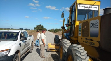 En Pehuajó la municipalidad avanza en el mantenimiento y conectividad de los 3 mil km de caminos rurales
