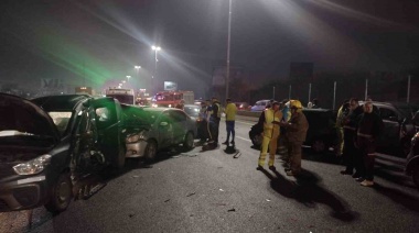 Once vehículos participaron de un accidente vial en la autopista Buenos Aires – La Plata