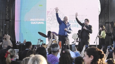 Kicillof visitó Pehuajó, inauguró una sucursal del Banco Provincia y anunció obras para ese distrito