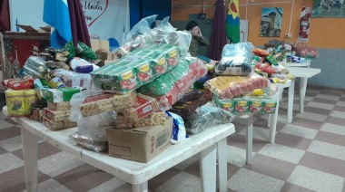 Repartieron más de 1000 kilogramos de alimentos para diferentes comedores y merenderos de La Plata