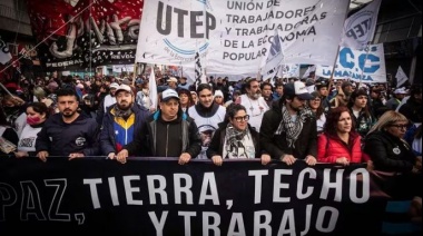 Marchan la CGT, las dos CTA y los movimientos sociales por el Día de San Cayetano