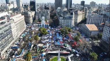 Organizaciones sociales y gremiales marcharon por San Cayetano con fuertes críticas al gobierno