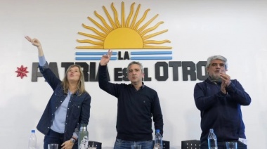 El Cuervo Larroque encabezó la inauguración en La Plata del local de “La Patria es el Otro”