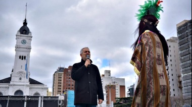En La Plata una multitud celebró el Inti Raymi con la presencia de autoridades locales y diplomáticos peruanos