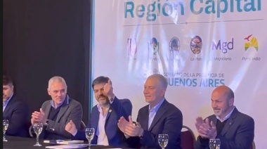Los intendentes de La Plata, Berisso, Ensenada, Magdalena, Punta Indio y Brandsen lanzaron el Consorcio de Gestión de la Región Capital