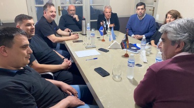 El ministro de Trabajo, Walter Correa, visitó la sede de Fleteros y fue recibido por Pereyra