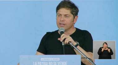 Kicillof cerró el plenario “La Provincia se organiza. La patria no se vende” en  Mar Chiquita