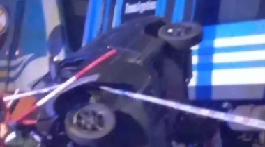 Un automovilista cruzó con las vías bajas a la altura de Quilmes y fue embestido por un tren