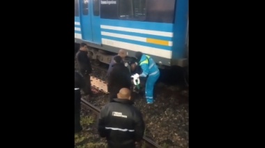 Un hombre fue embestido por un tren cerca de la Estación Plátanos