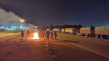 Paran los fleteros en Bahía Blanca y movilizan por la alta desocupación en el transporte de cargas