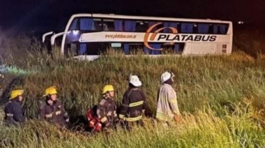 En la Ruta 2 un chofer de micro murió manejando y hubo pasajeros  heridos