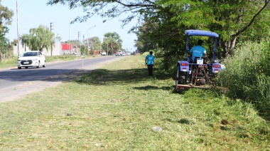 Agentes comunales de La Plata realizaron un operativo de limpieza en San Lorenzo, Los Hornos y Arana