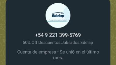 Intentan estafar a usuarios de EDELAP a través de WhatsApp y mediante llamadas telefónicas