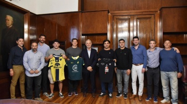 Alak recibió a los planteles de La Plata Rugby Club, Los Tilos y Club Universitario