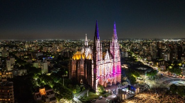 Destacan que la obra inaugurada en la Catedral de La Plata permite "la valorización del Templo con una mirada nocturna"