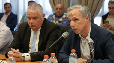 Arteaga presentó el plan de obras de AUBASA ante la Cámara de la Construcción
