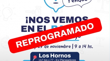 Se suspendió la edición de "Nos vemos en el barrio" que se iba a realizar en Los Hornos