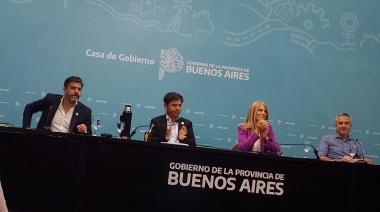 Kicillof anunció en La Plata que la Provincia se podría hacer cargo de Aerolíneas Argentinas