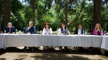 En busca de más unidad, Cristina, Máximo Kirchner, Kicillof y Massa encabezaron una reunión del PJ bonaerense