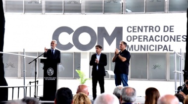 Kicillof y Alak inauguraron el nuevo Centro de Operaciones Municipal de La Plata