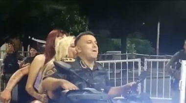 Una de las acompañantes del comisario que atropelló un guardia en el recital de Los Piojos también era policía