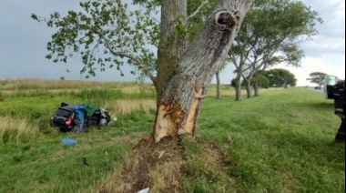 Una familia de La Plata chocó en la Ruta 11 camino a la costa atlántica