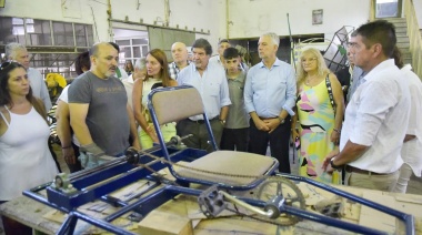 Alak y Sileoni supervisaron las obras en la Escuela Técnica N° 2 de La Plata