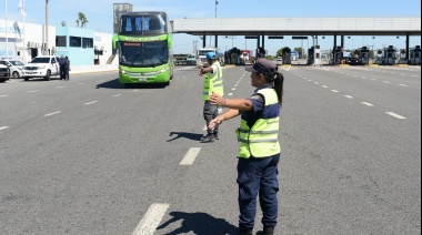 Desplegaron un operativo de control y fiscalización en la Autopista Buenos Aires - La Plata